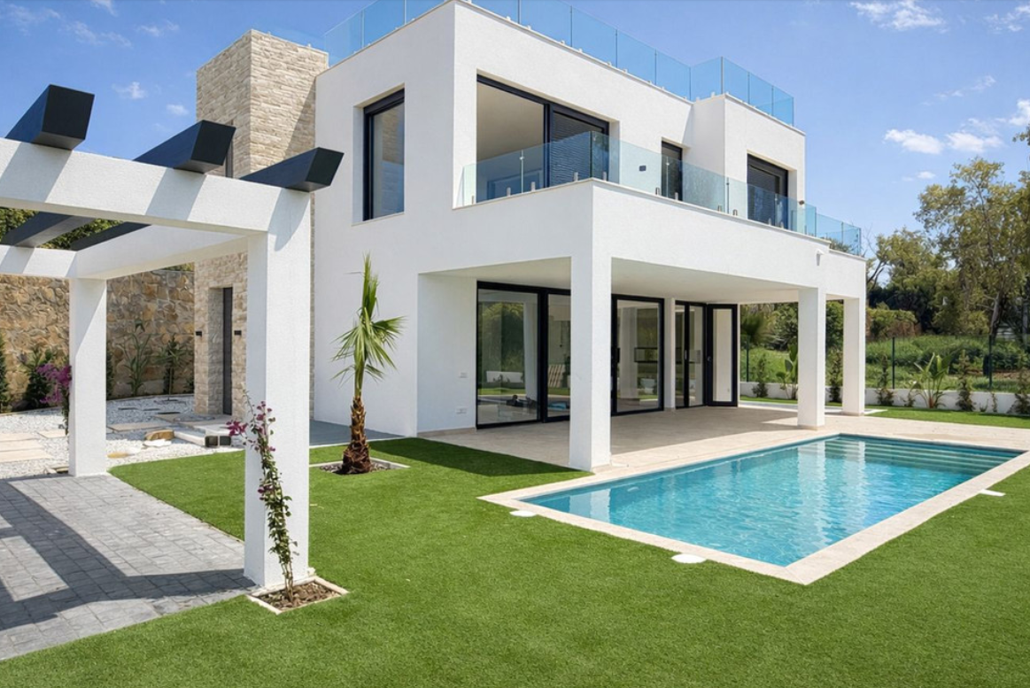 Modern luxury villa exterior 1